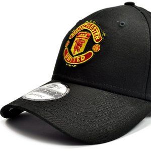 New Era Official Manchester United FC Black Baseball Cap